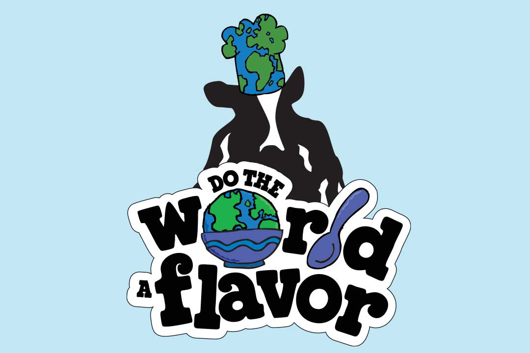 Woodie พร้อมป้ายระบุรสชาติ Do the World a Flavor