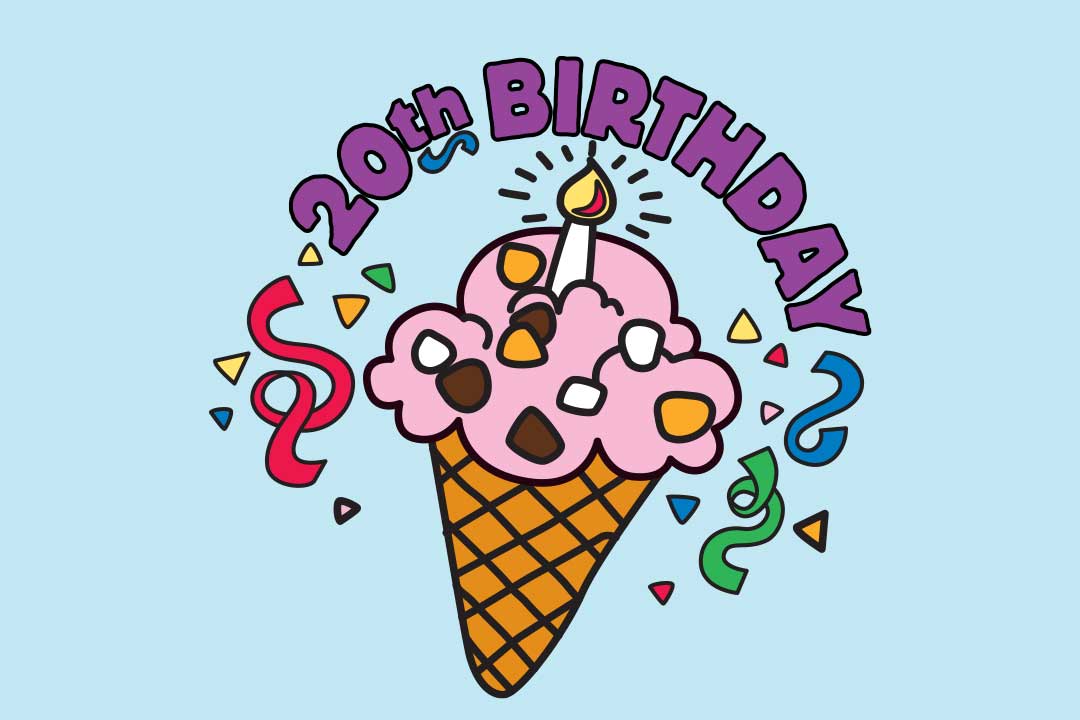 วันเกิดปีที่ 20 กับโคนไอศกรีม
