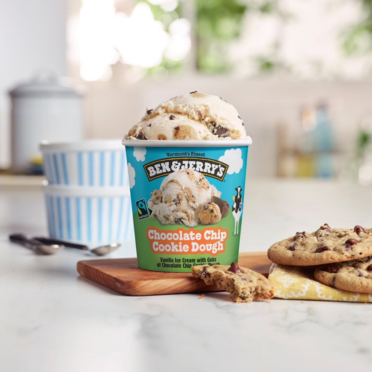 Chocolate Chip Cookie Dough Ice Cream - Pint 3 / 4